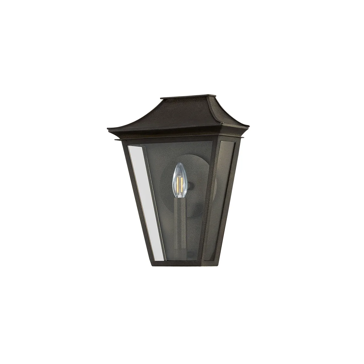 Tehama One Light Outdoor Wall Sconce in French Iron