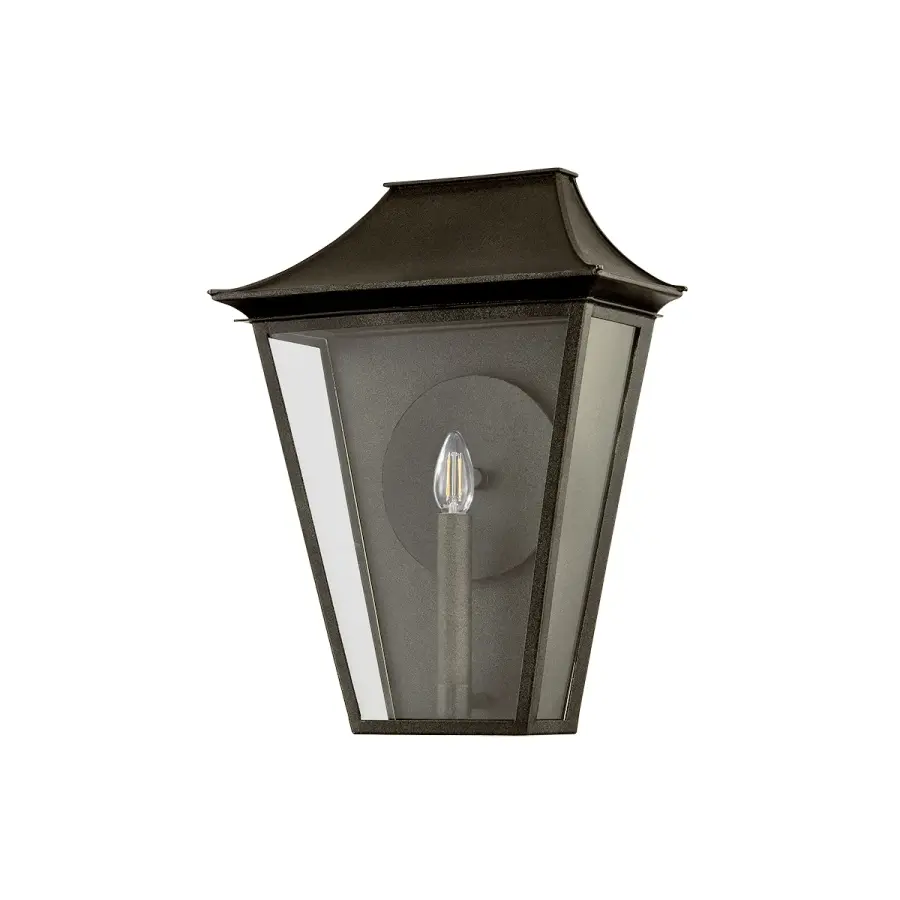 Tehama One Light Outdoor Wall Sconce in French Iron