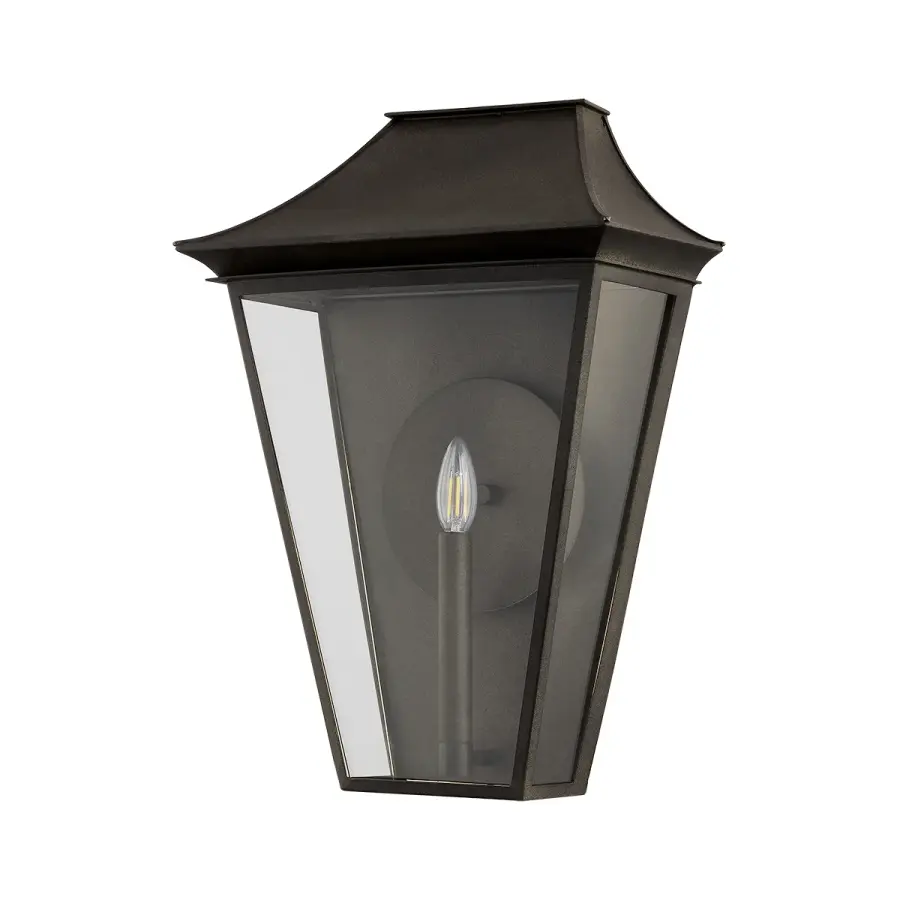 Tehama One Light Outdoor Wall Sconce in French Iron