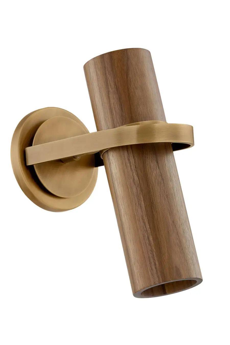 Lennox One Light Wall Sconce in Patina Brass