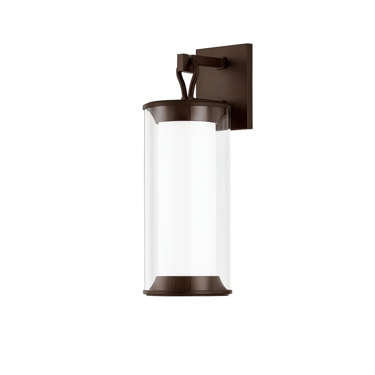 Cannes One Light Outdoor Wall Sconce in Bronze