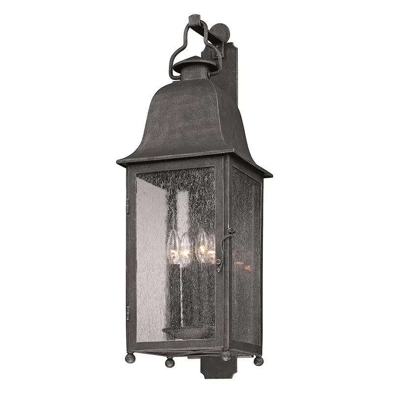 Larchmont Four Light Wall Lantern in Vintage Bronze