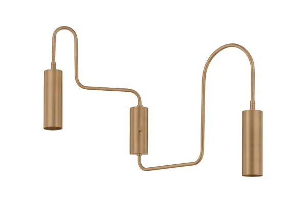 The Lark LED sconce combines modern aesthetics with functional flexibility. Its rotating arms and adjustable cylindrical heads create a distinctive graphic presence while allowing you to direct light exactly where needed.
