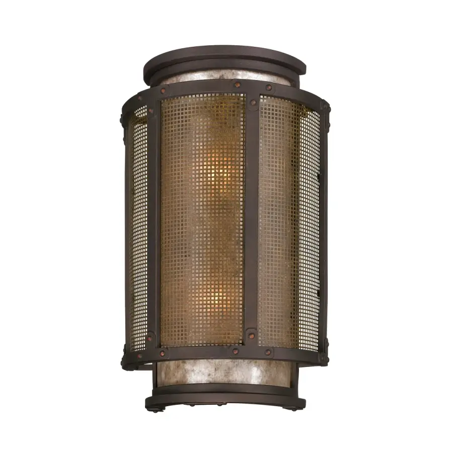 Copper Mountain Two Light Wall Lantern in Bronze