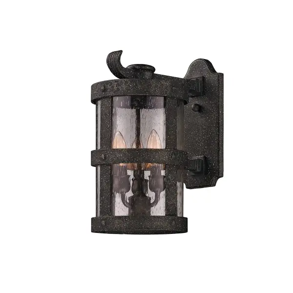 Barbosa Three Light Wall Lantern in Aged Pewter