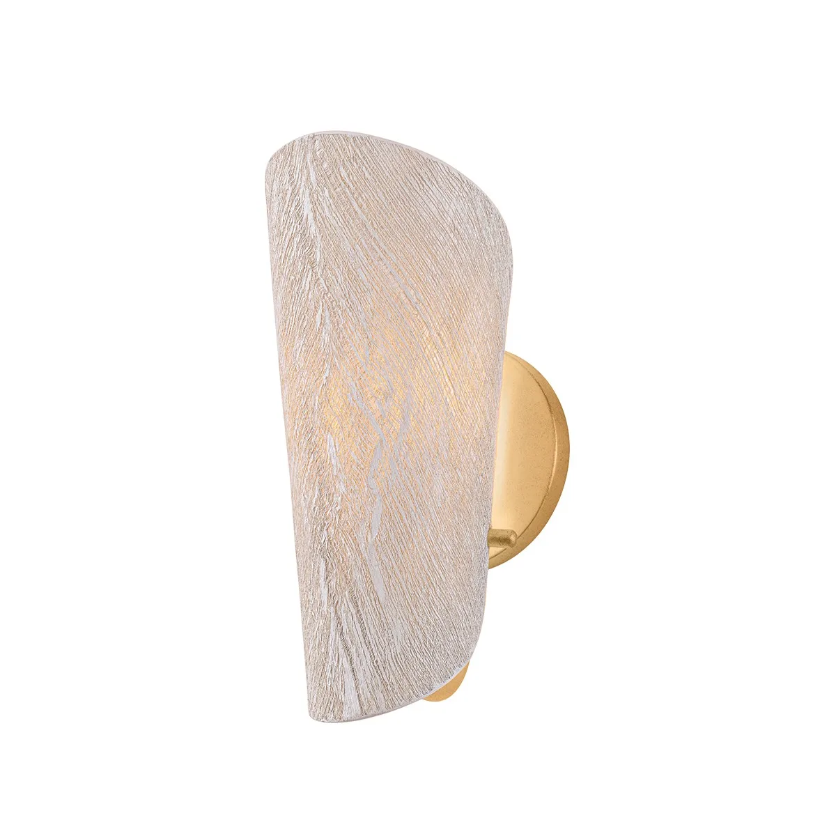 Ken One Light Wall Sconce in Vintage Gold Leaf