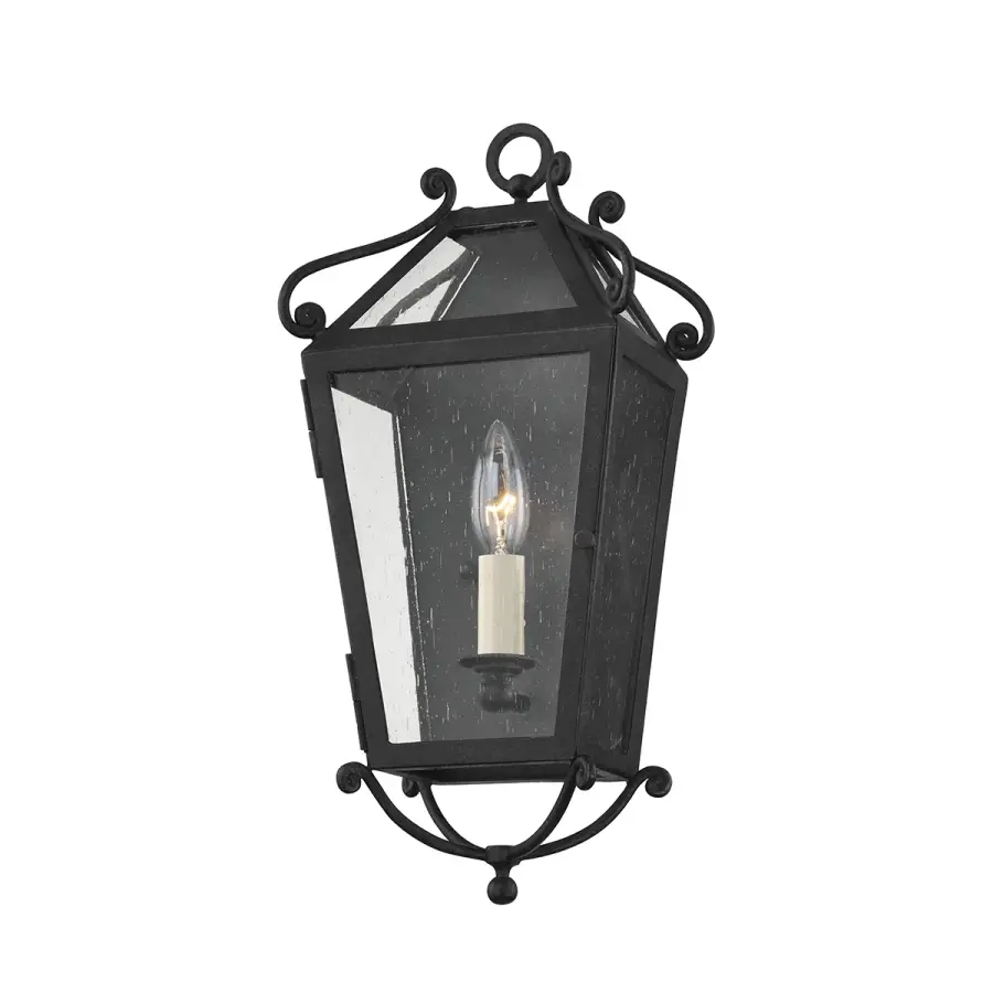 Santa Barbara County One Light Wall Sconce in French Iron