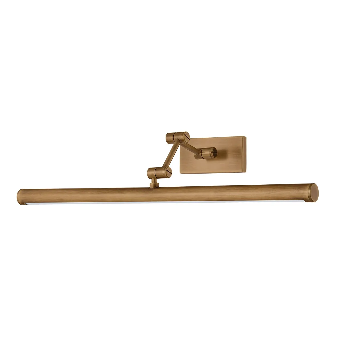 Isaac LED Picture Light in Patina Brass