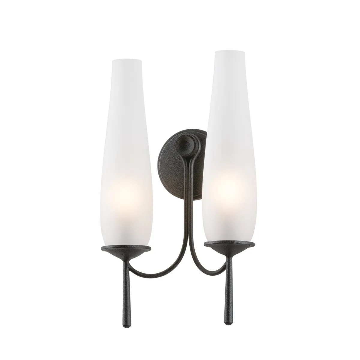 Legacy Two Light Wall Sconce in Forged Iron
