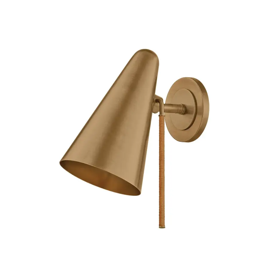Kobe LED Wall Sconce in Patina Brass