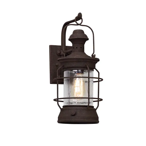 Atkins One Light Wall Lantern in Heritage Bronze
