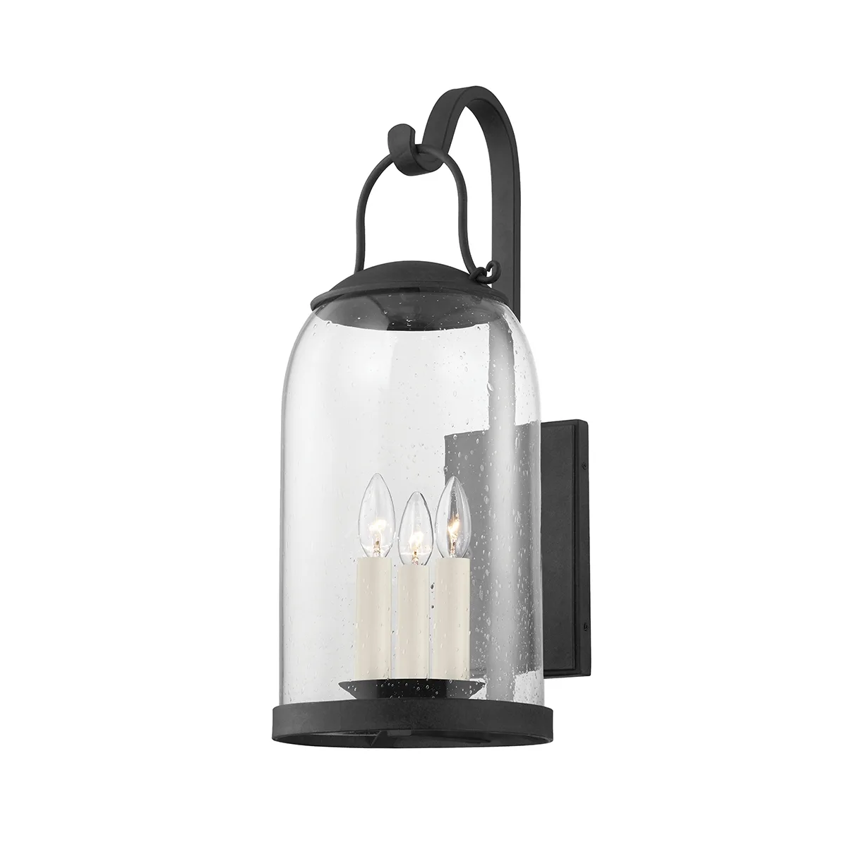 Napa County Three Light Wall Sconce in French Iron