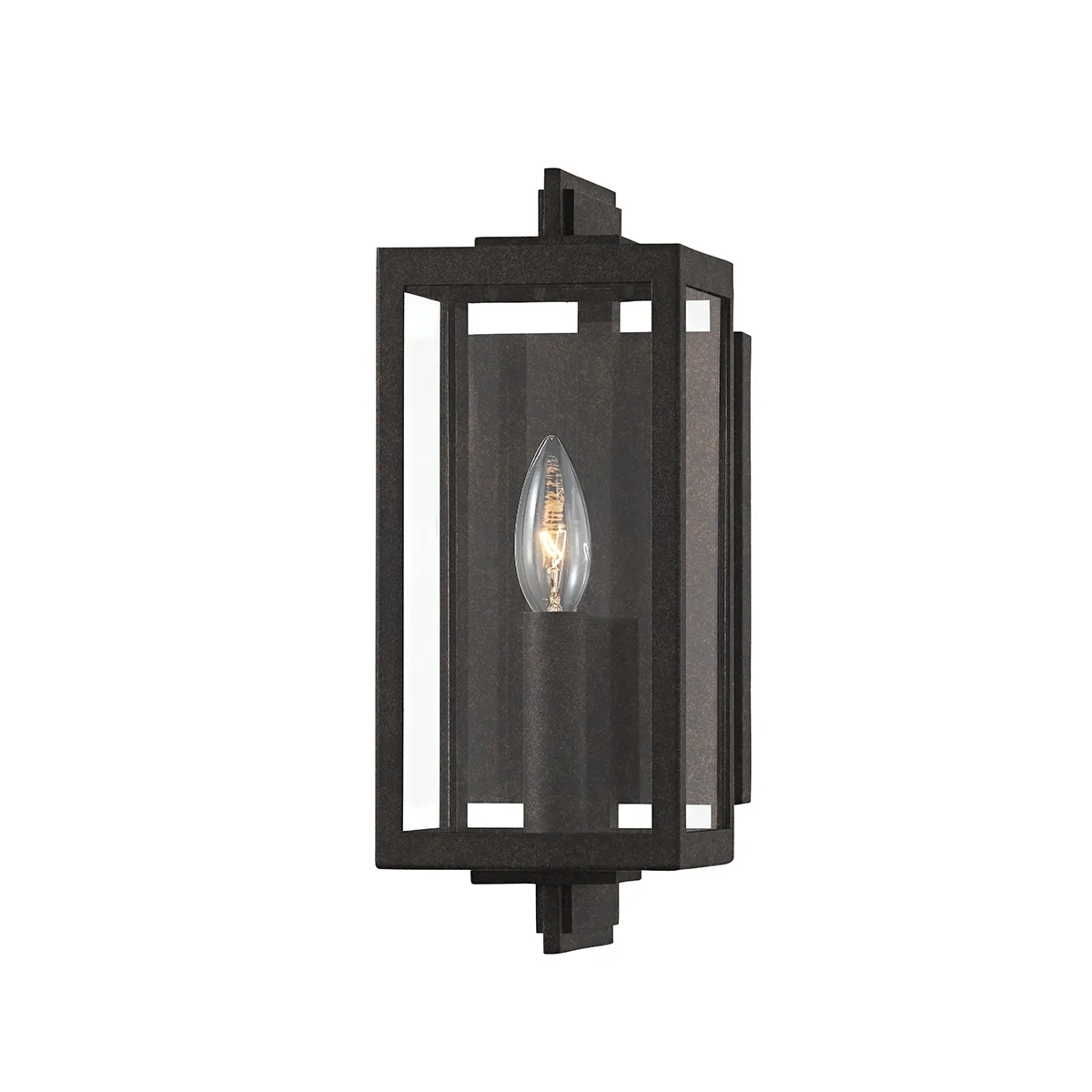 Nico One Light Outdoor Wall Sconce in French Iron