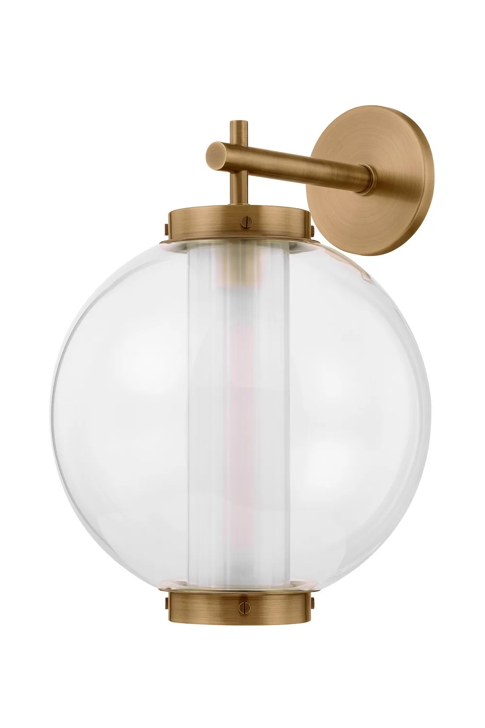 Marco One Light Wall Sconce in Patina Brass