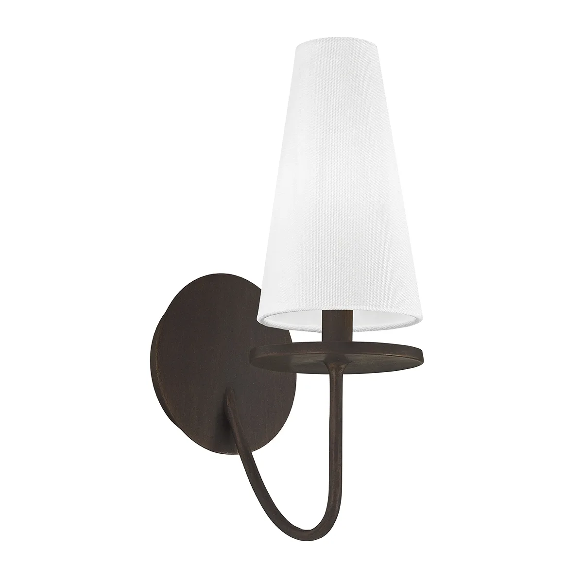 Marcel One Light Wall Sconce in Textured Bronze