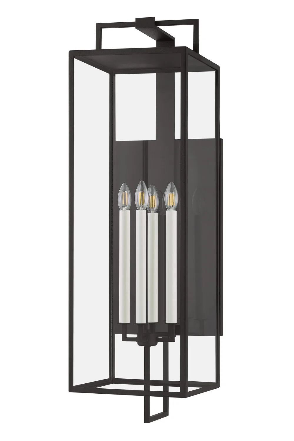 Beckham Four Light Wall Sconce in Forged Iron
