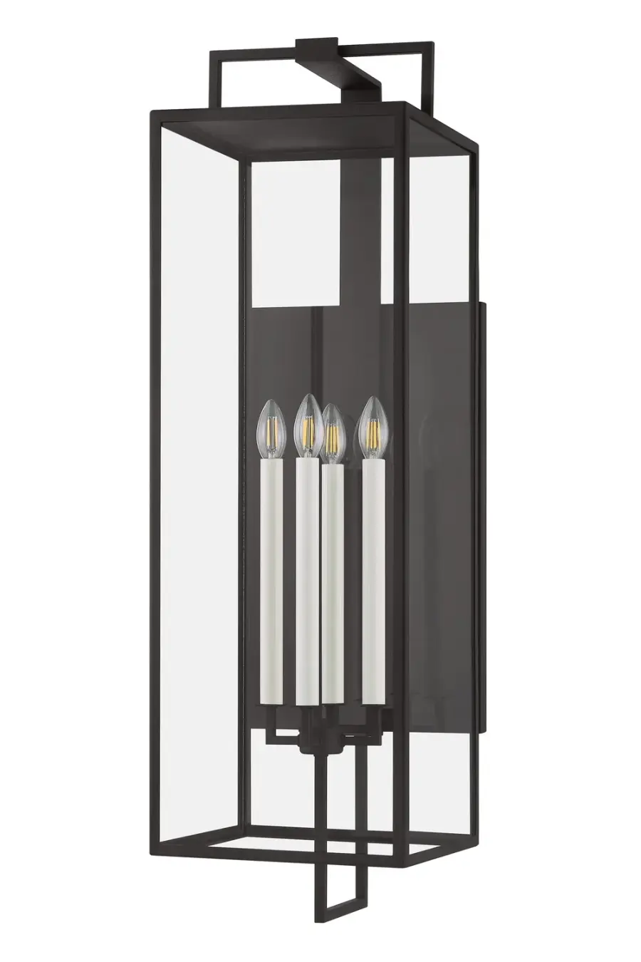 Beckham Four Light Wall Sconce in Forged Iron