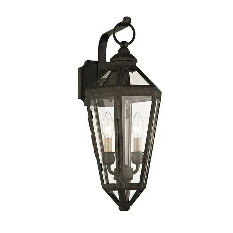 Calabasas Two Light Wall Lantern in Vintage Bronze