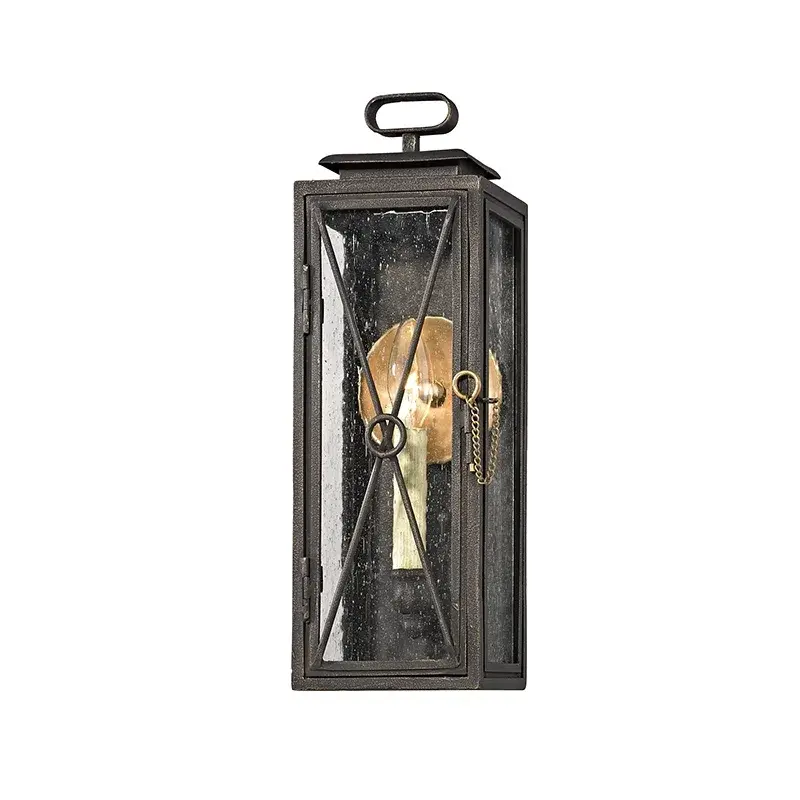 Randolph One Light Wall Lantern in Vintage Bronze