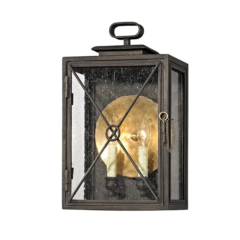 Randolph Two Light Wall Lantern in Vintage Bronze