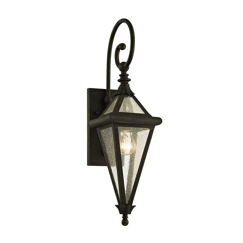 Geneva One Light Wall Lantern in Vintage Bronze