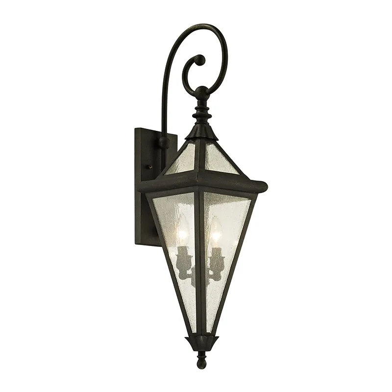 Geneva Two Light Wall Lantern in Vintage Bronze