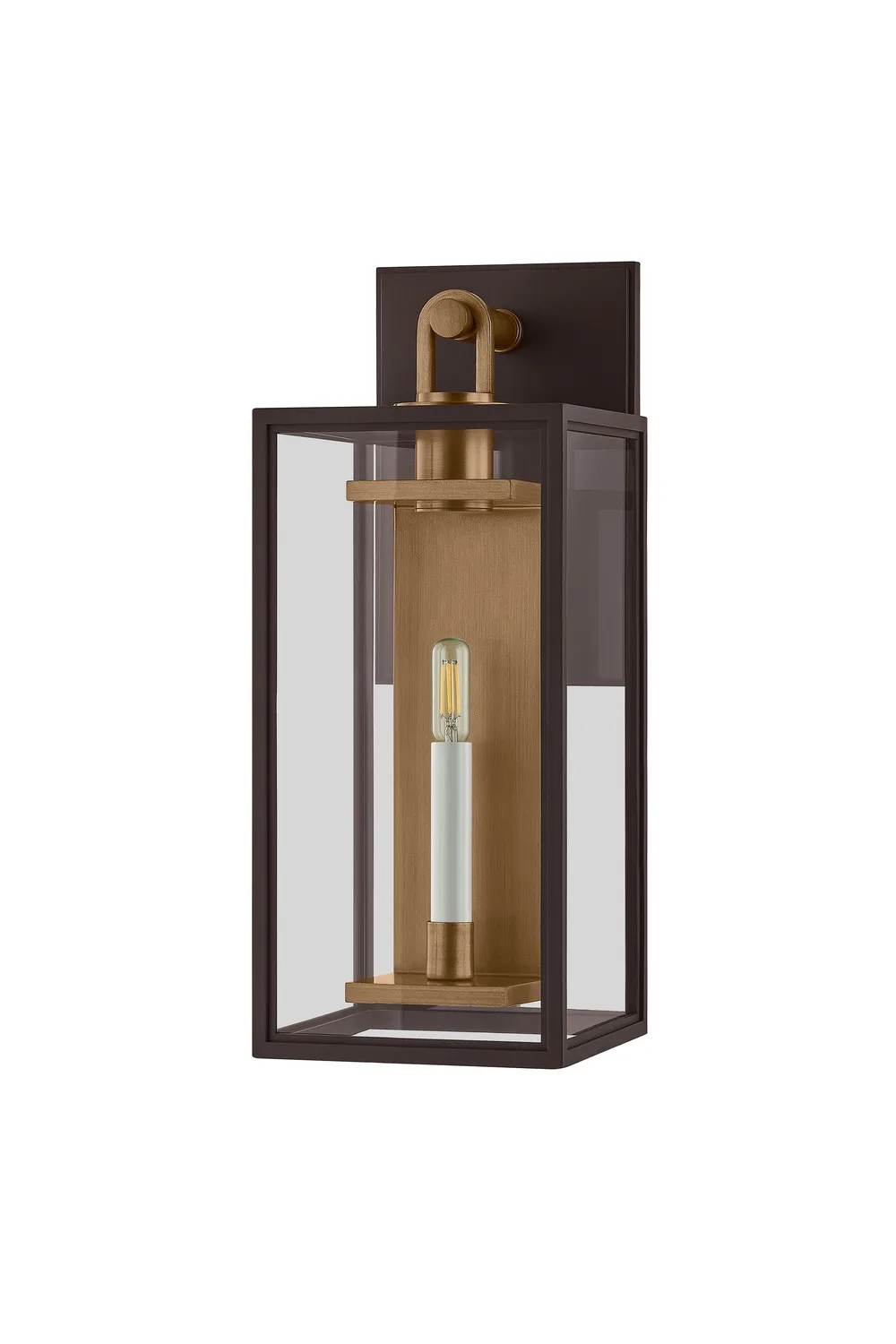 Arnold One Light Wall Sconce in Patina Brass