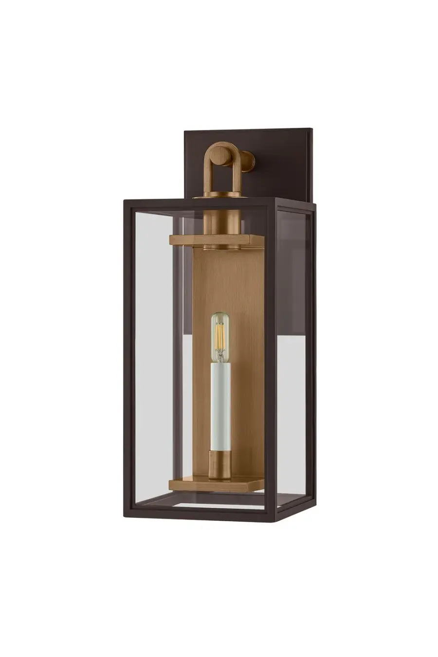 Arnold One Light Wall Sconce in Patina Brass