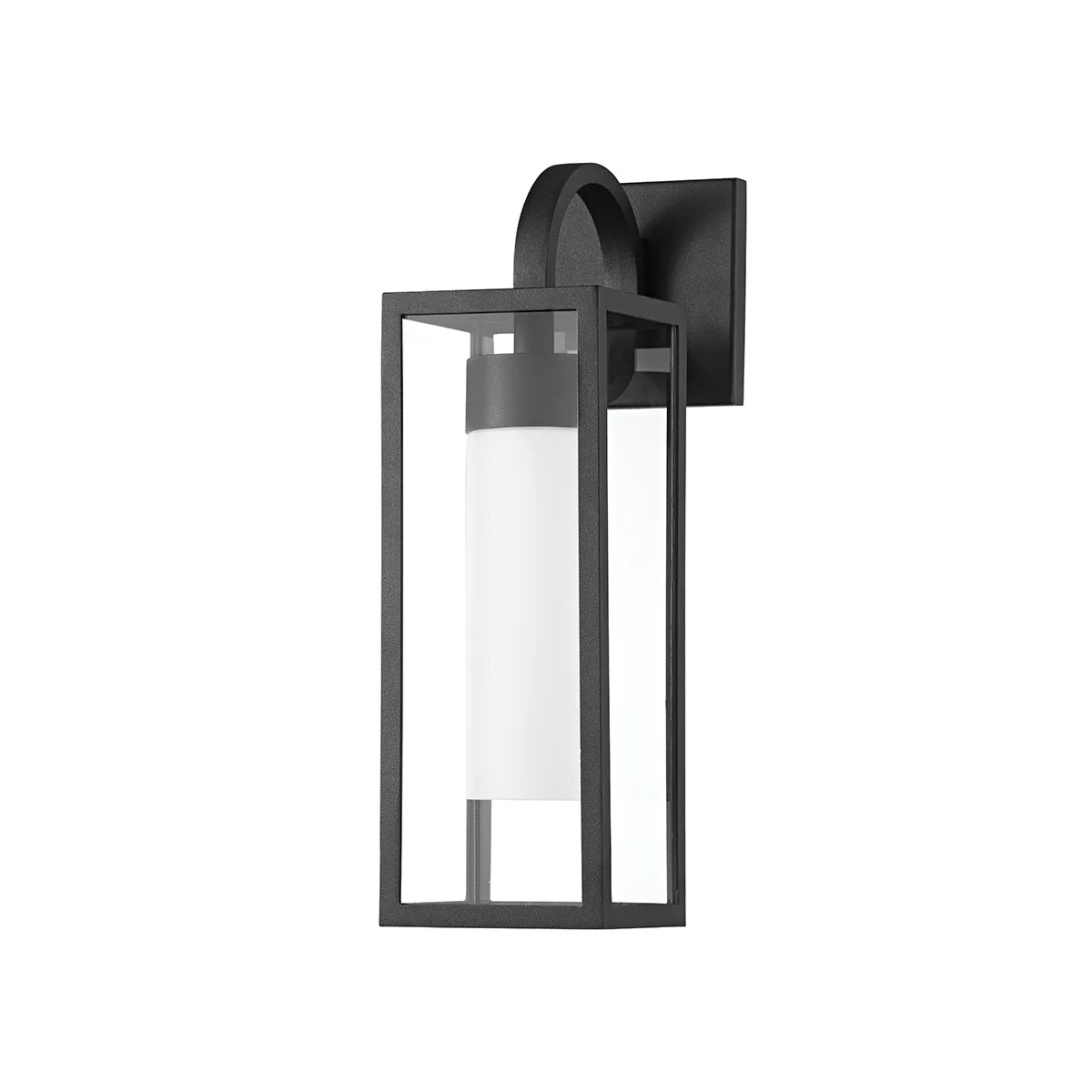Pax Outdoor Wall Sconce in Textured Black