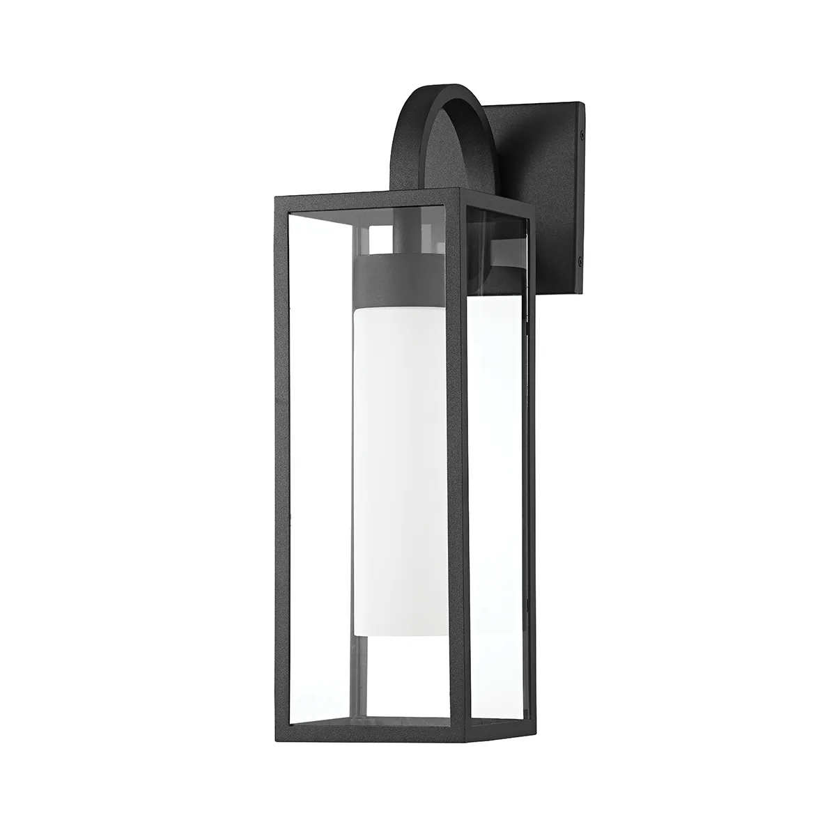 Pax Outdoor Wall Sconce in Textured Black