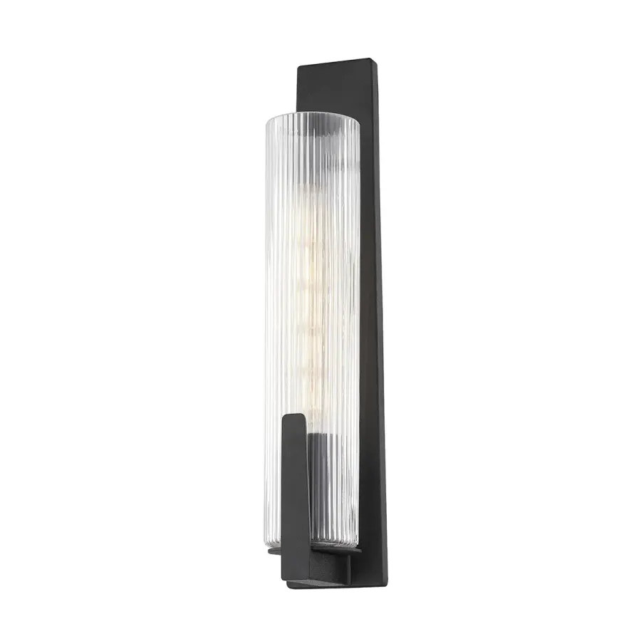 Malakai One Light Wall Sconce in Forged Iron