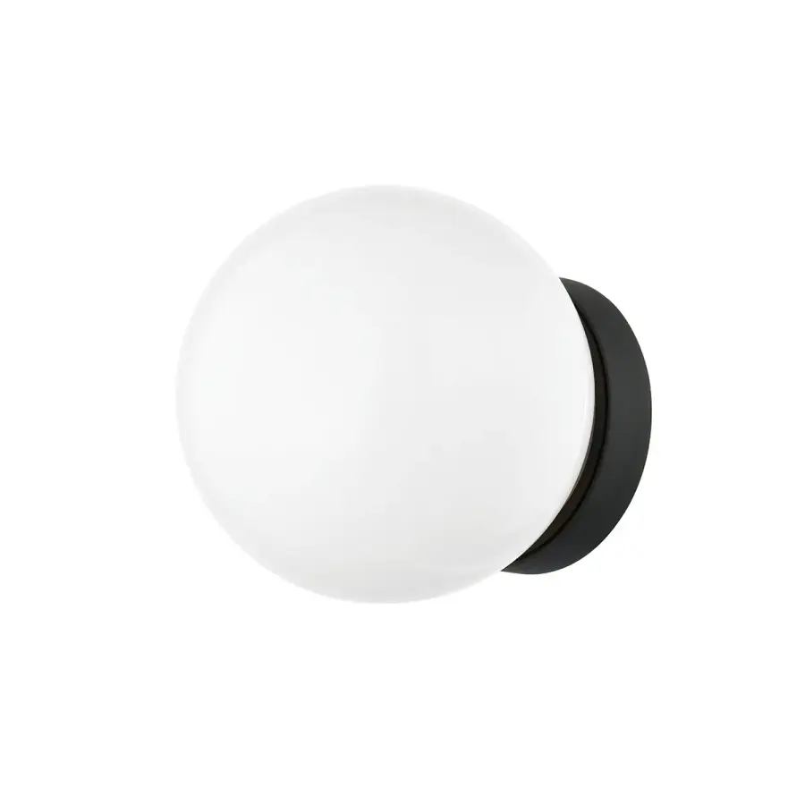 Ansel One Light Wall Sconce in Textured Black