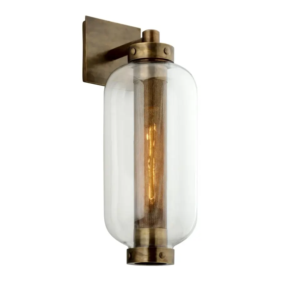 Atwater One Light Wall Sconce in Patina Brass