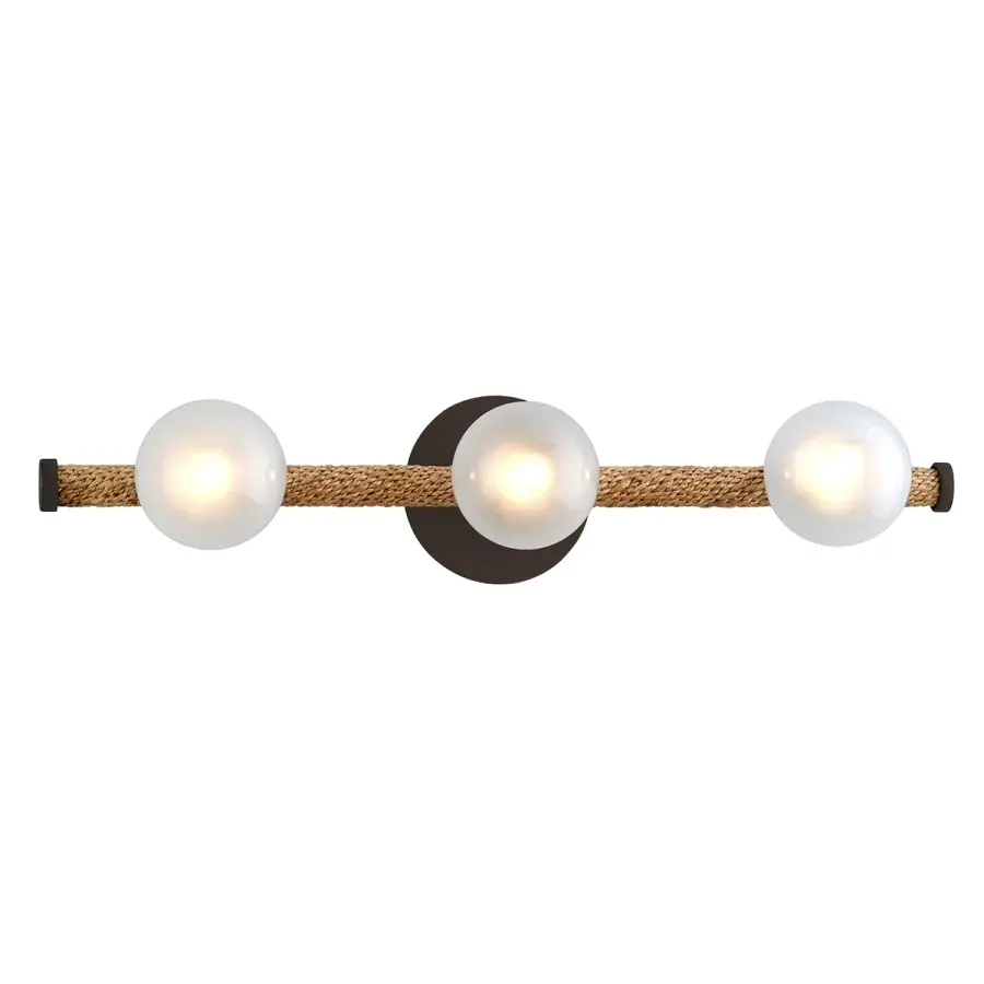Nomad Three Light Bath and Vanity in Bronze