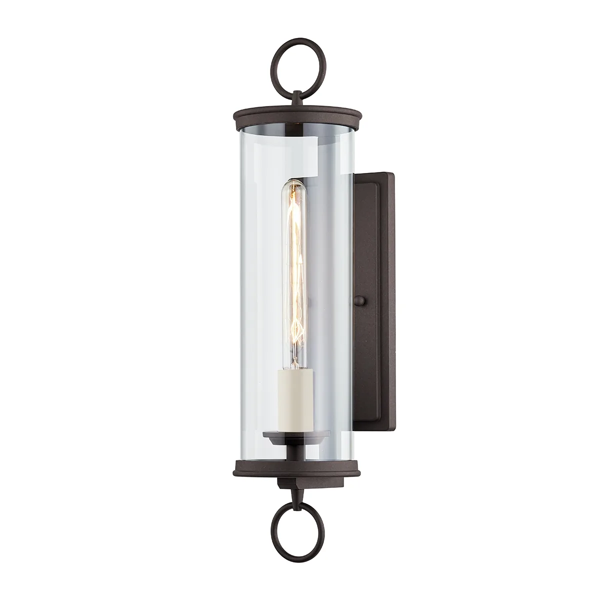 Aiden One Light Wall Sconce in Textured Bronze