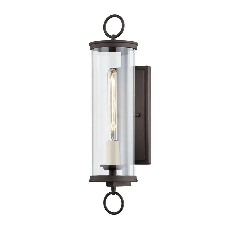 Aiden One Light Wall Sconce in Textured Bronze