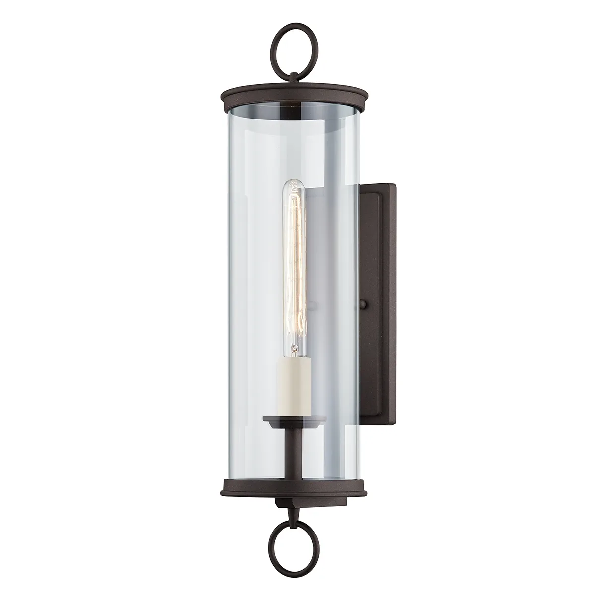 Aiden One Light Wall Sconce in Textured Bronze