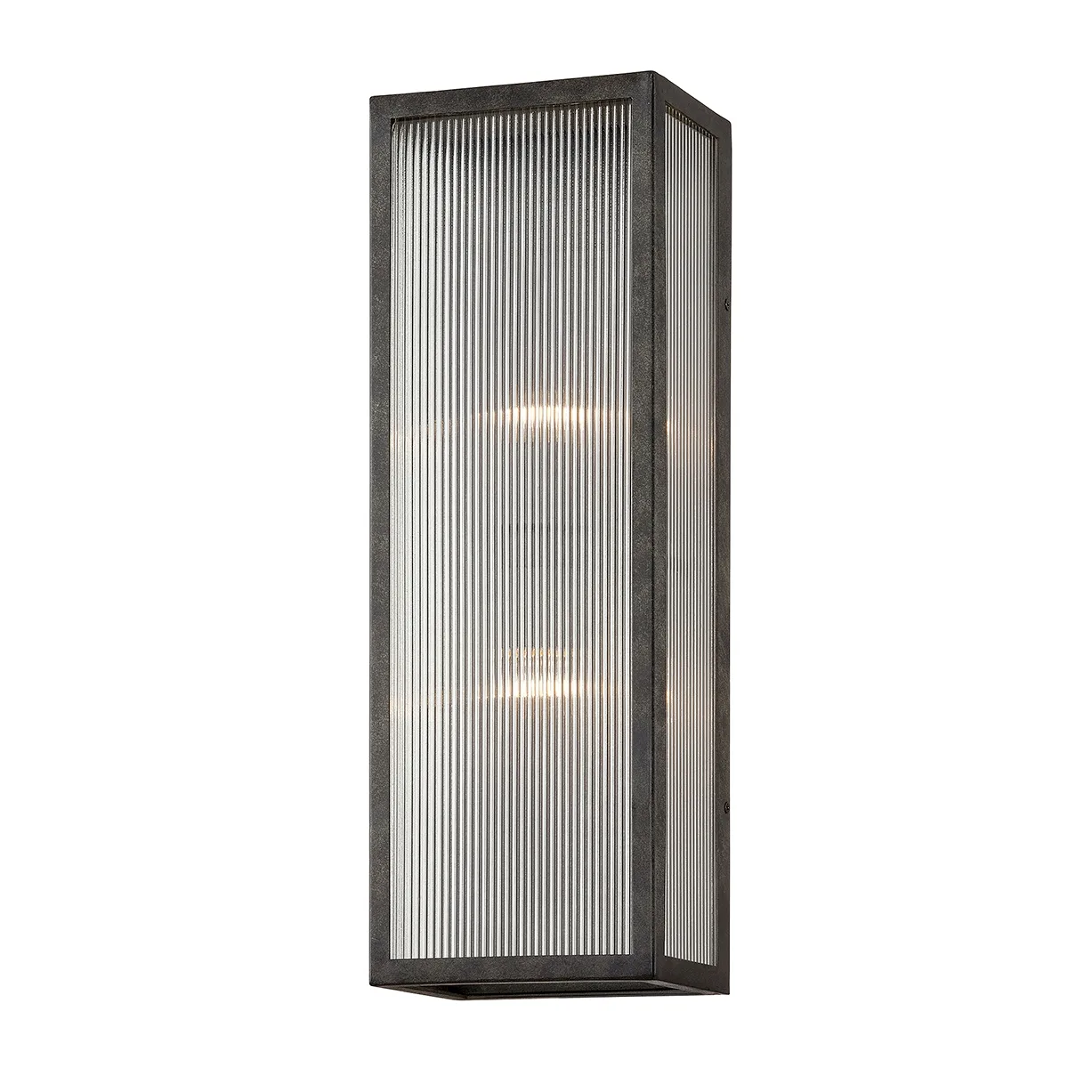 Tisoni Two Light Outdoor Wall Sconce in French Iron