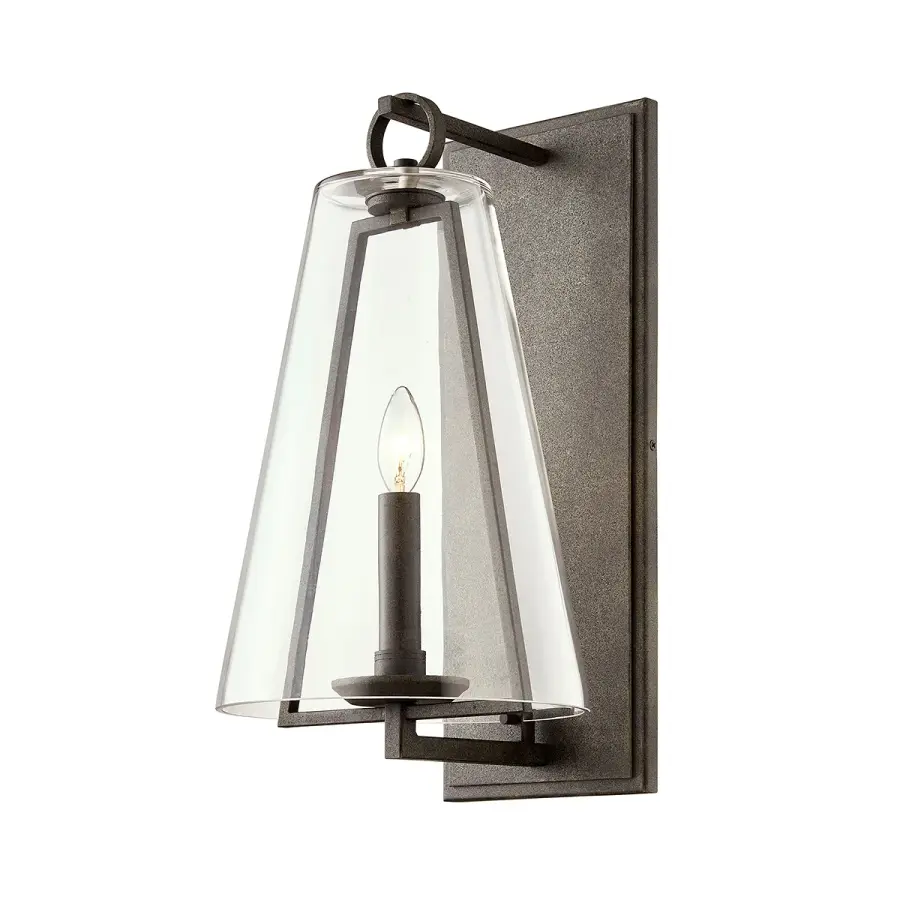 Adamson One Light Wall Sconce in French Iron