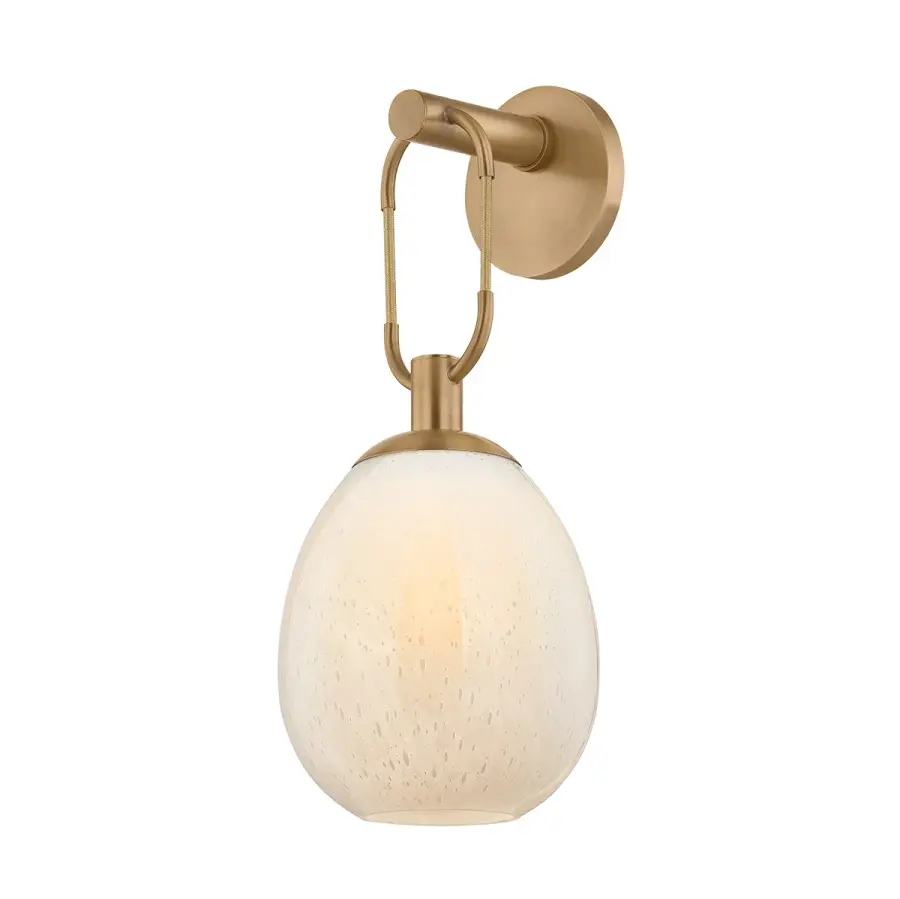 Jove One Light Wall Sconce in Patina Brass