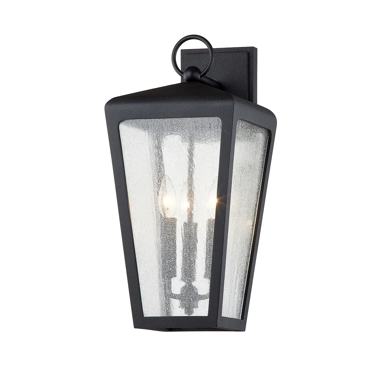 Mariden Three Light Wall Sconce in Textured Iron