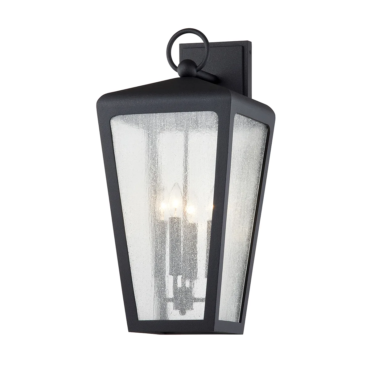 Mariden Four Light Wall Sconce in Textured Iron