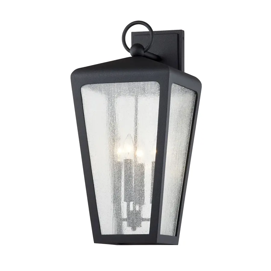 Mariden Four Light Wall Sconce in Textured Iron