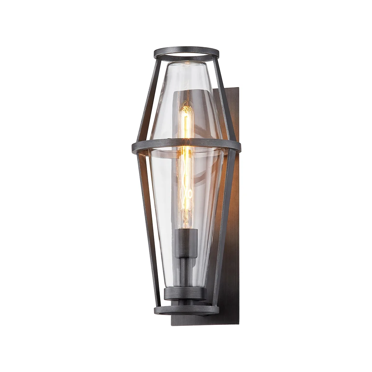 Prospect One Light Wall Sconce in Graphite