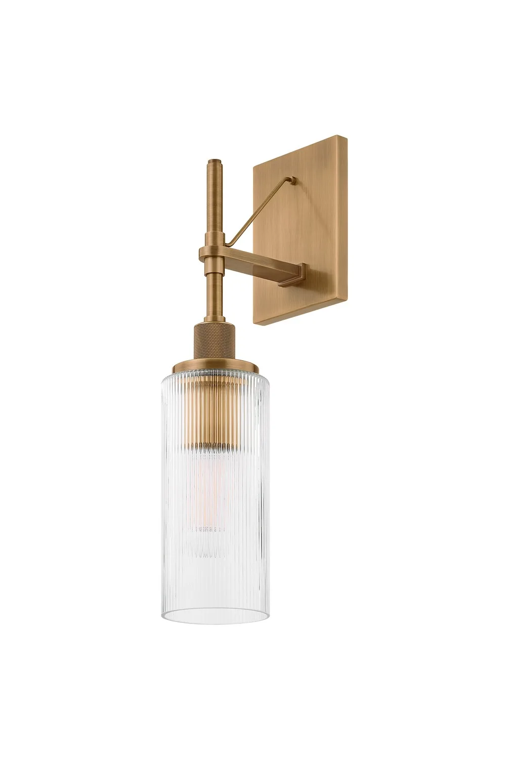 Shenandoah One Light Wall Sconce in Patina Brass