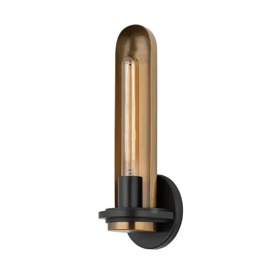 Tuscon One Light Wall Sconce in Patina Brass