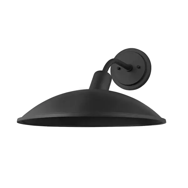 The Otis wall sconce combines European vintage charm with industrial durability. Its exclusive EPM material resists UV and salt exposure, making it ideal for coastal and high-sun environments. Dark Sky compliant design minimizes light pollution.