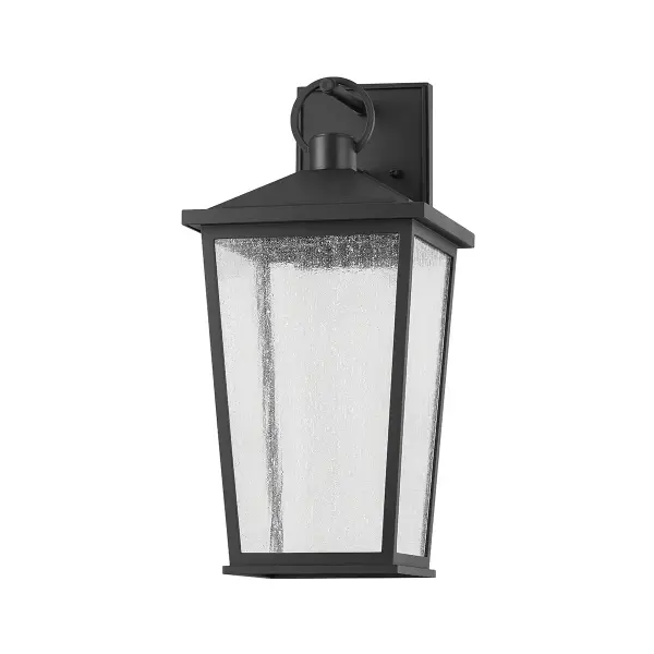 The Soren LED wall sconce combines contemporary design with exceptional durability. Its exclusive EPM material resists UV and salt exposure, making it ideal for coastal and harsh climates. Dark Sky compliant with integrated LED.