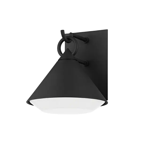 Catalina Outdoor Wall Sconce in Textured Black