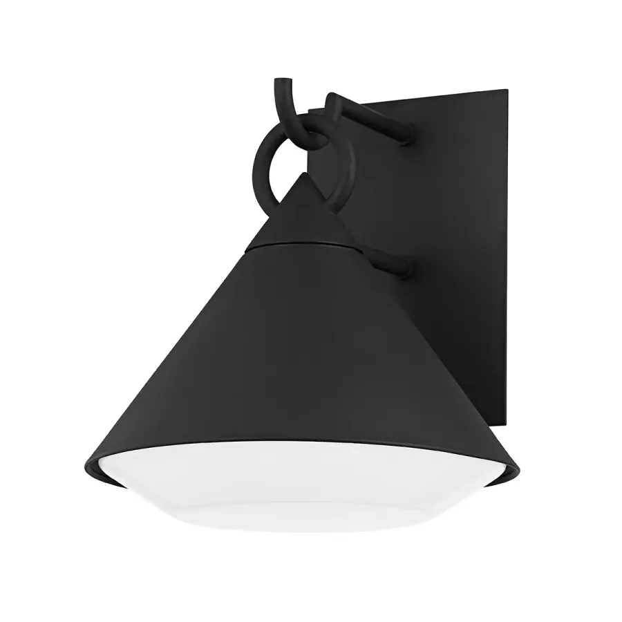 Catalina Outdoor Wall Sconce in Textured Black